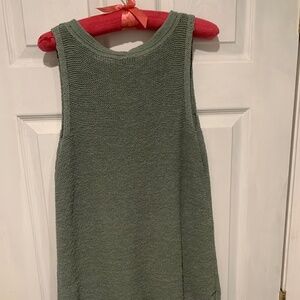 J Jill Olive Sleeveless tunic